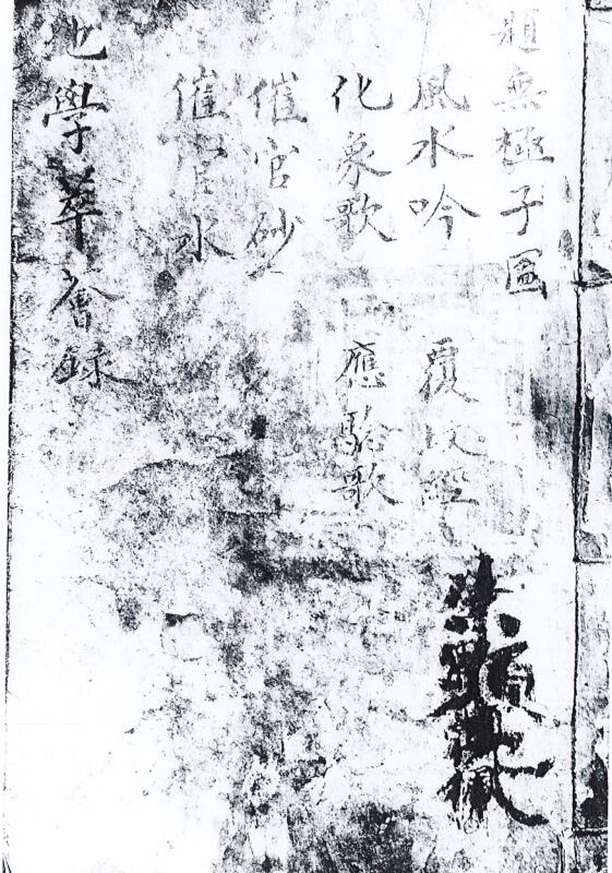 风水手抄古籍，地学荟萃录——古籍书阁