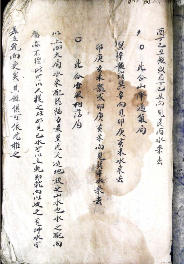 风水古籍《杨公地理水法》