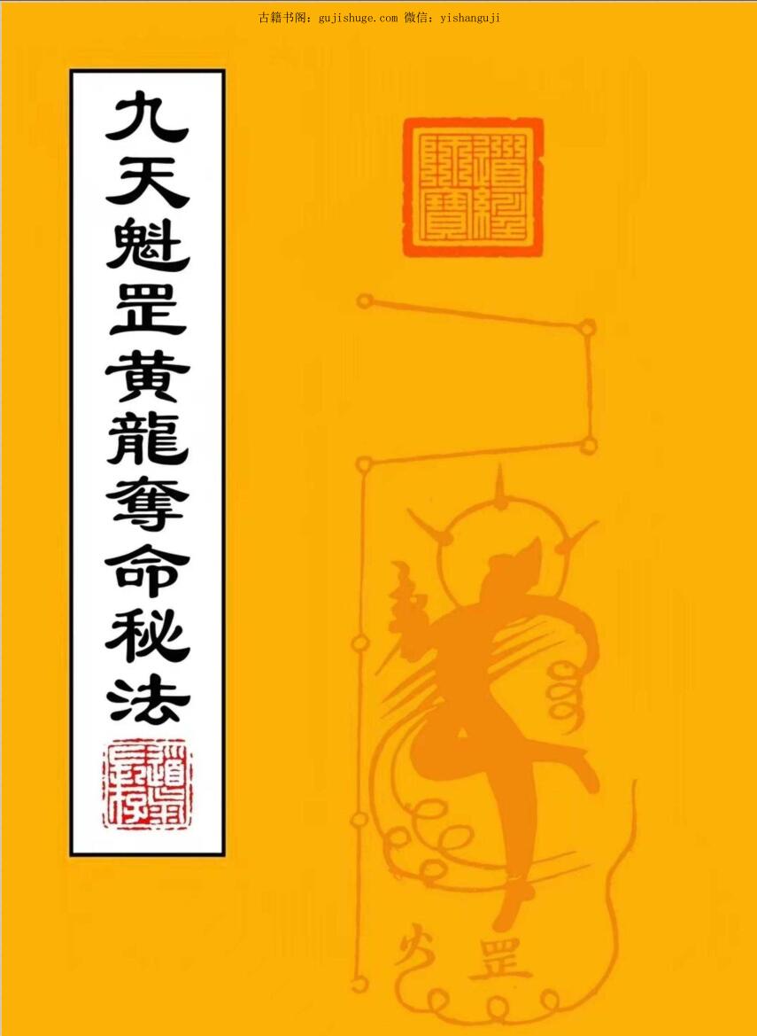 《九天魁罡黄龙夺命秘法》