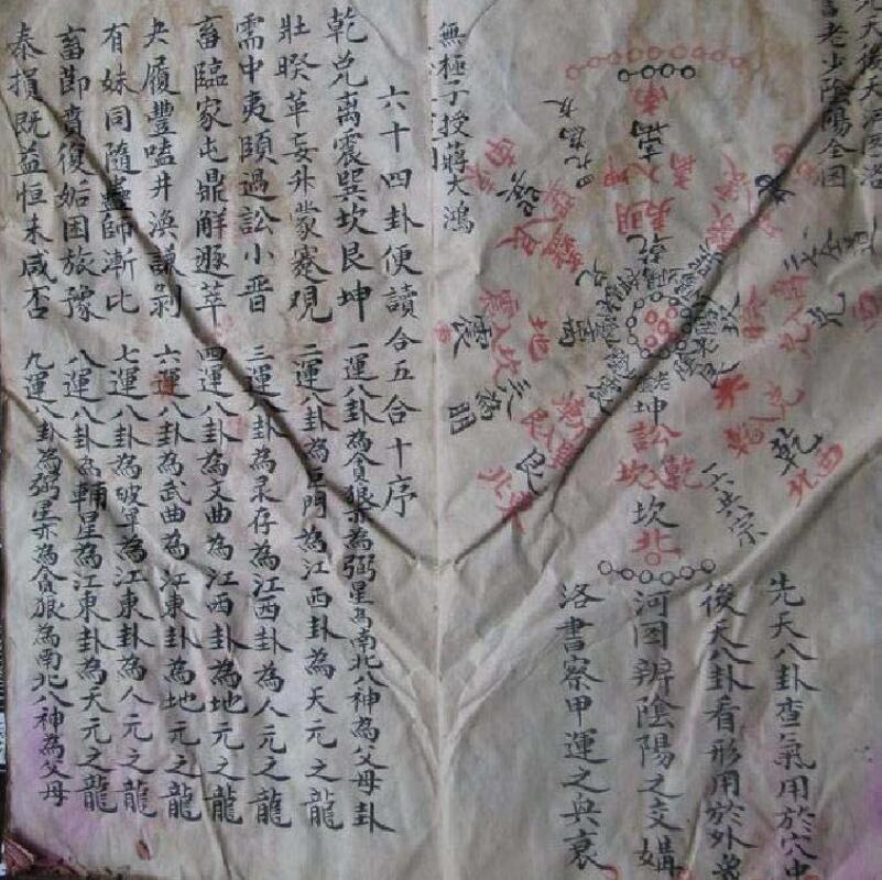 卦顺逆48局古抄本