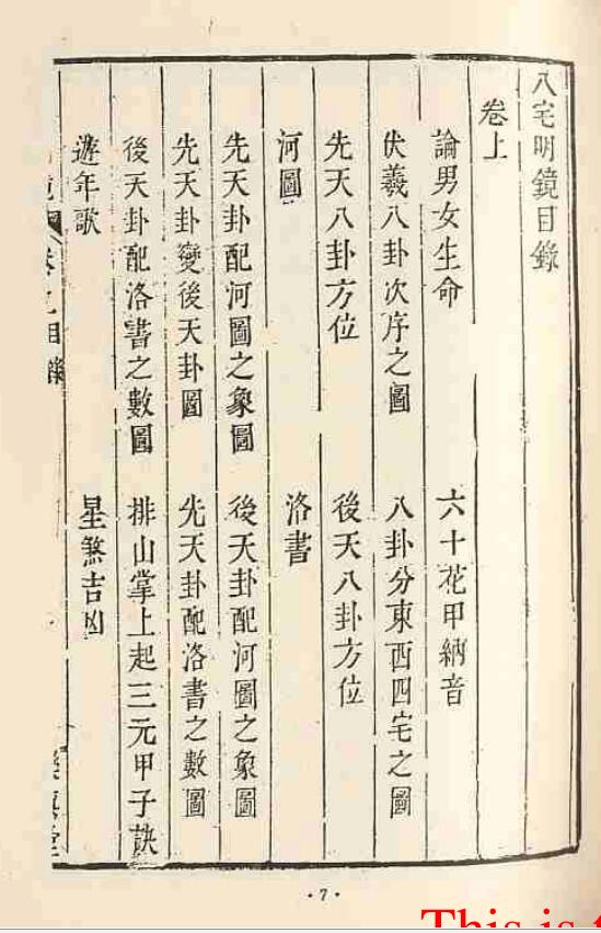 (古版)八宅明镜