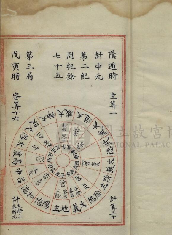 太乙集成.不分卷.存十六册.明钞彩绘本