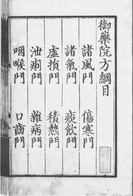 元版新刊惠民御药院方10冊·20卷