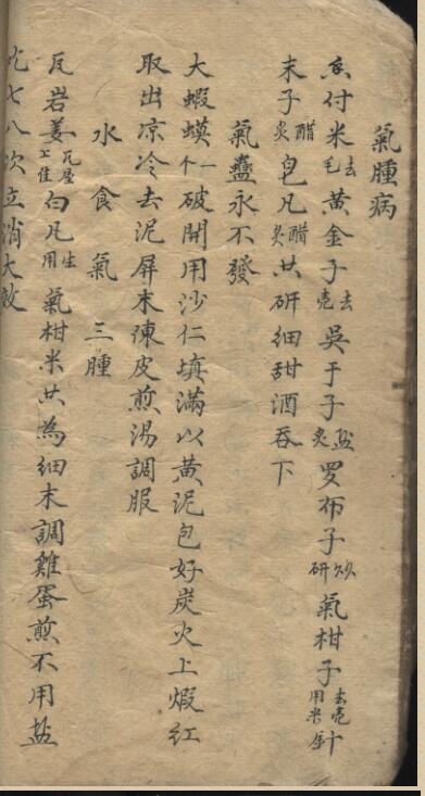 华佗秘方集卷 手抄本