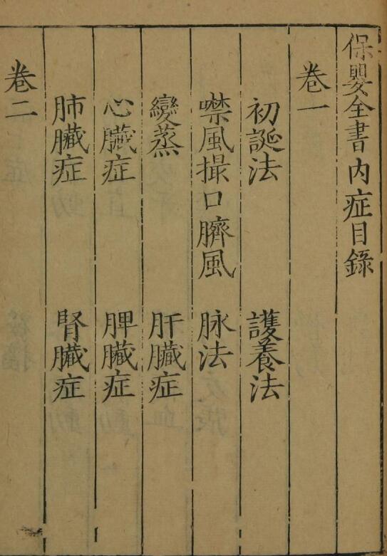 崇祯序《保婴全书》