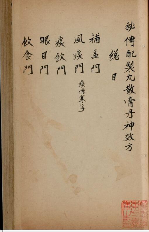 秘传配制丸散膏丹神效方 十门，中医古籍，——古籍书阁