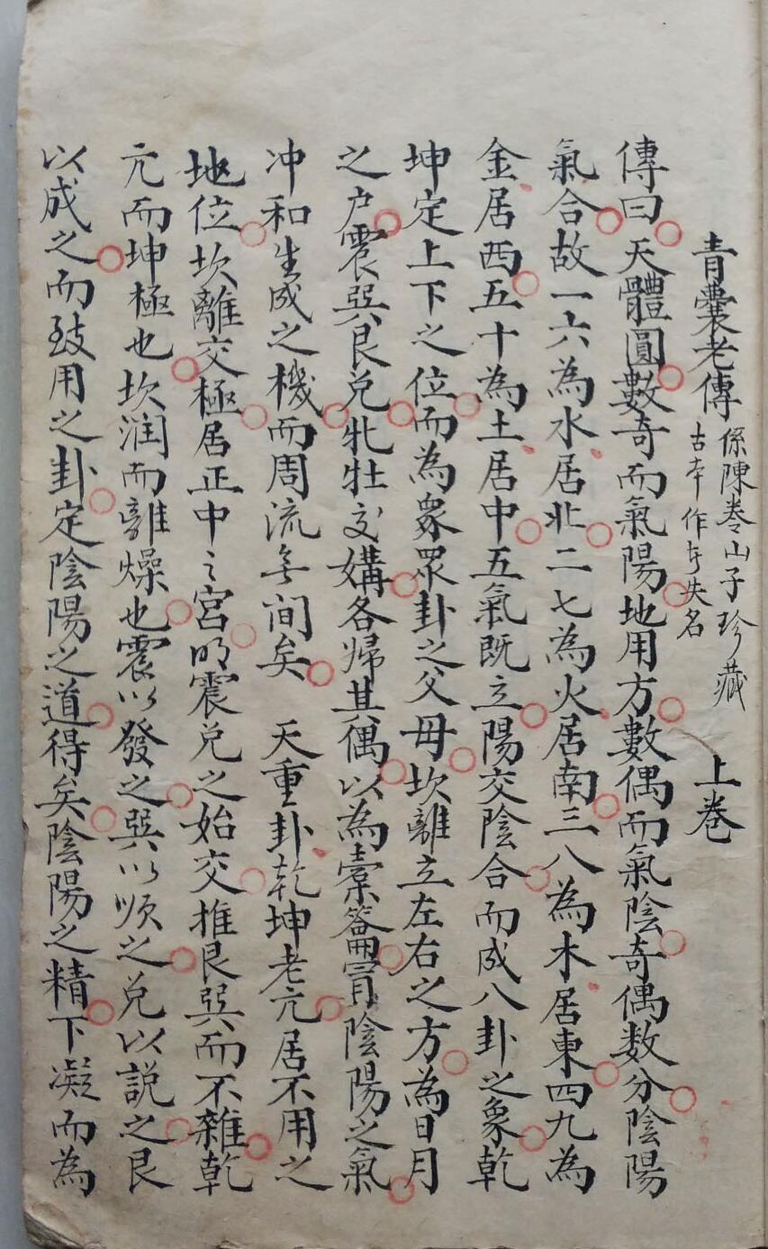 民间手抄风水古籍《地理正宗青囊老传》
