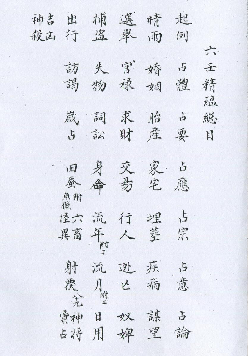 大六壬精蘊四卷