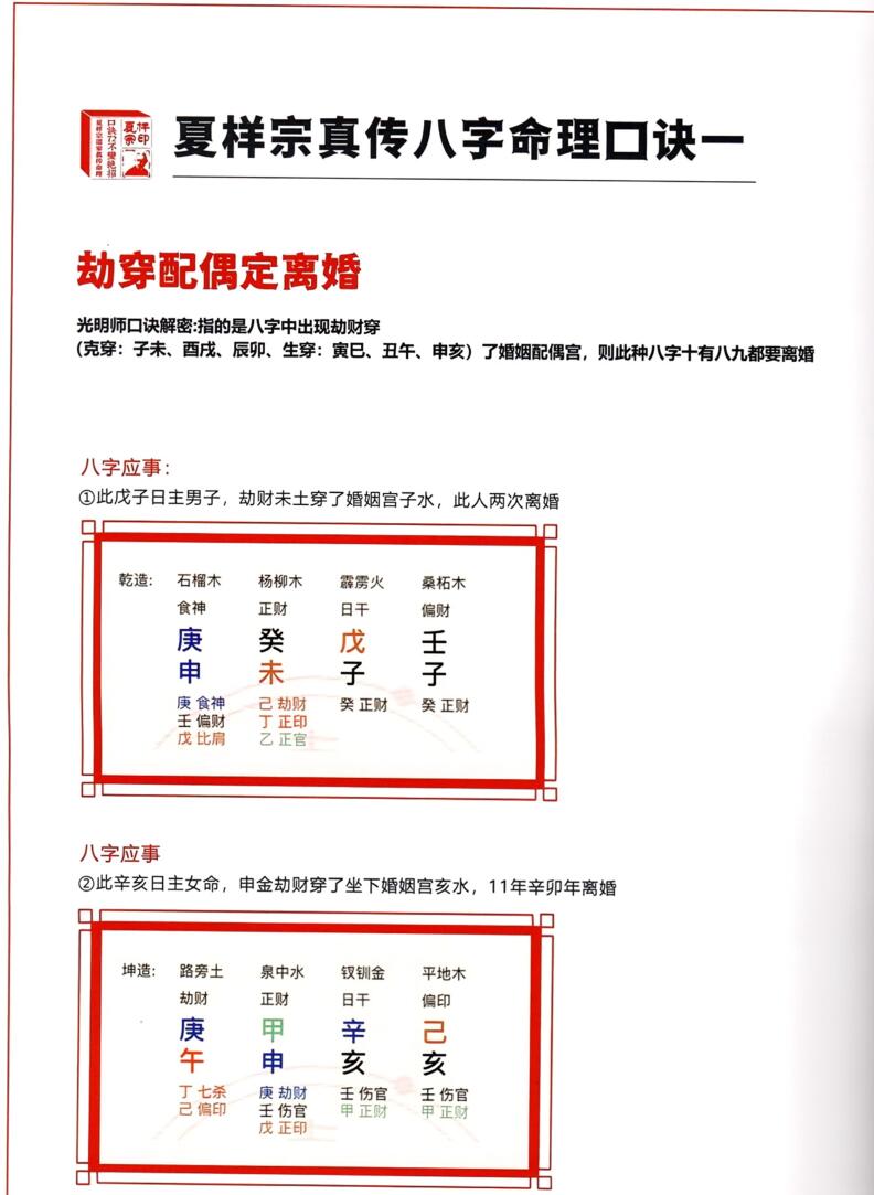 夏样宗真传命理口诀72不传绝招