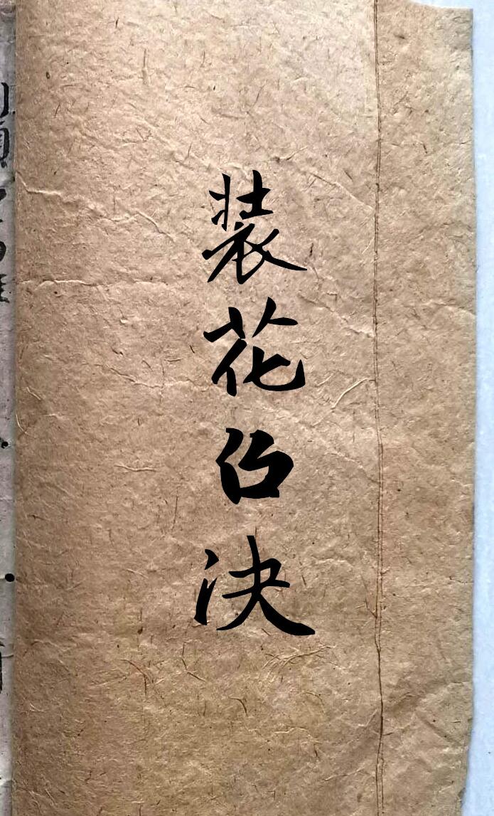 风水古籍《装花召决》