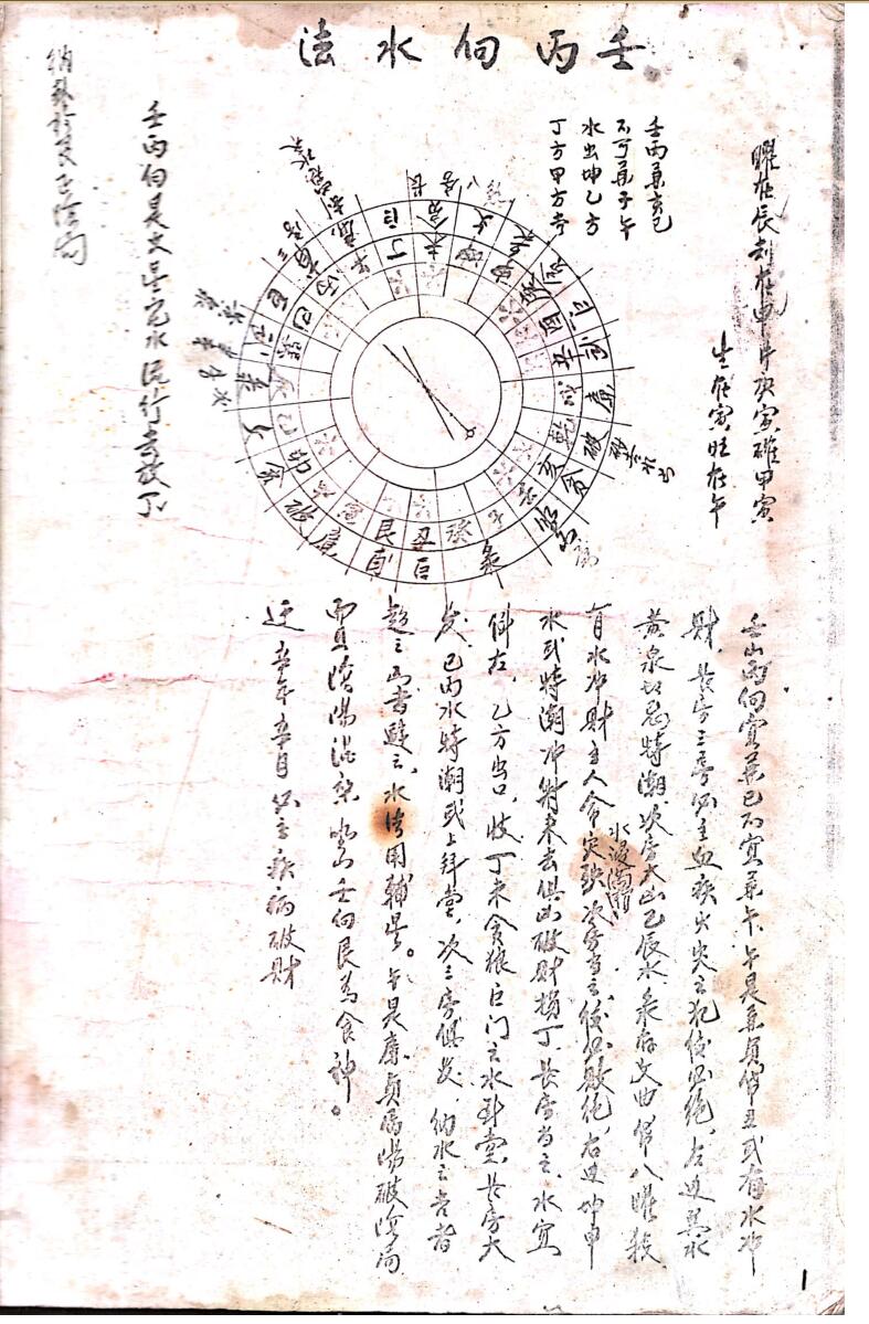 风水古籍《二十四山砂水断诀》