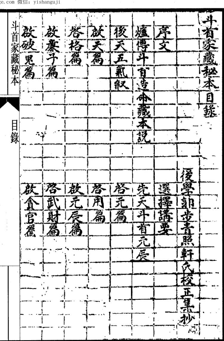 萧洪治《斗首家藏秘本》