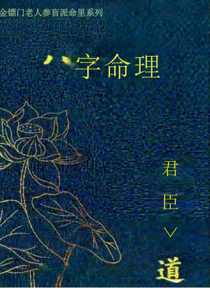 金镖门盲派八字《君臣之道》