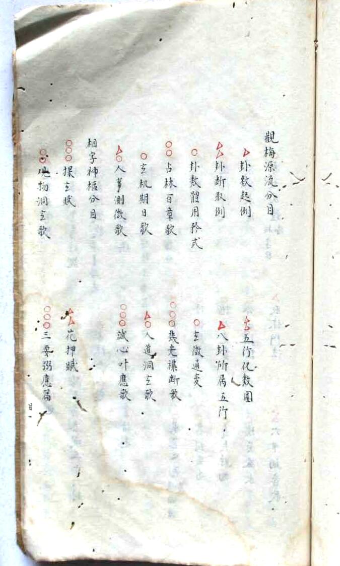 六壬古籍《观梅源流》