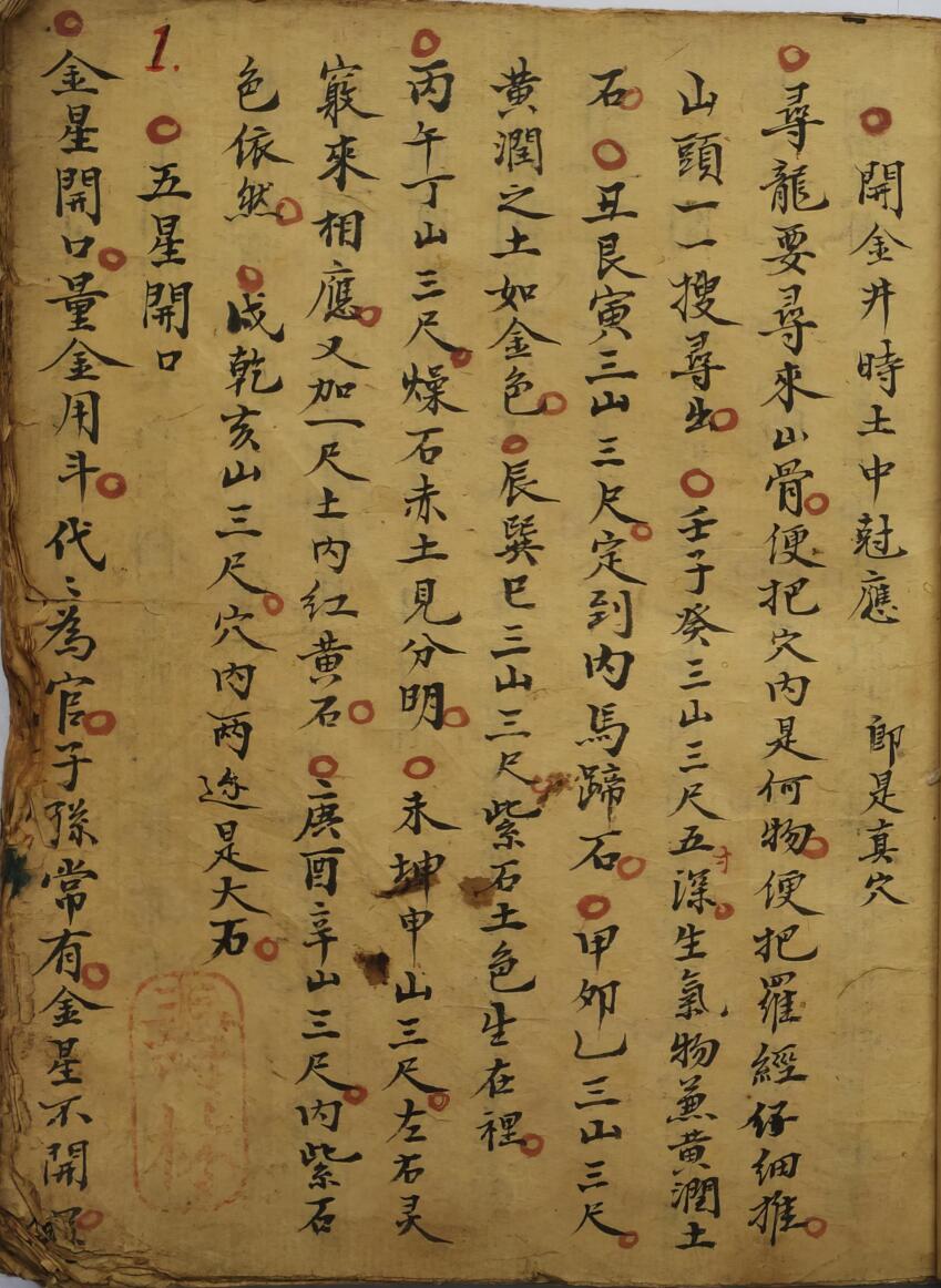 五星开口 十二倒仗 寻龙点穴