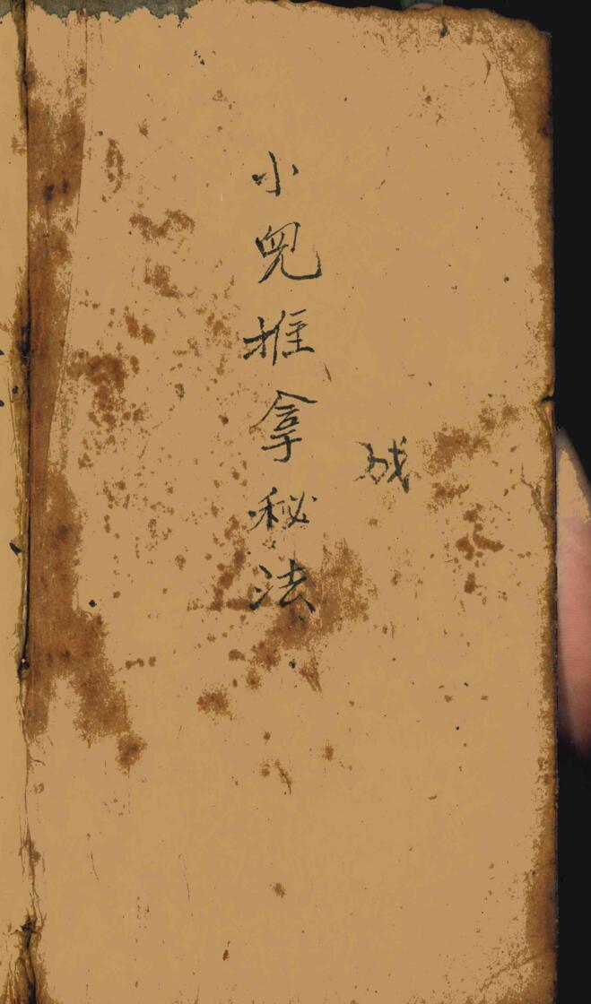 《小儿推拿秘法》附本4本相关资料