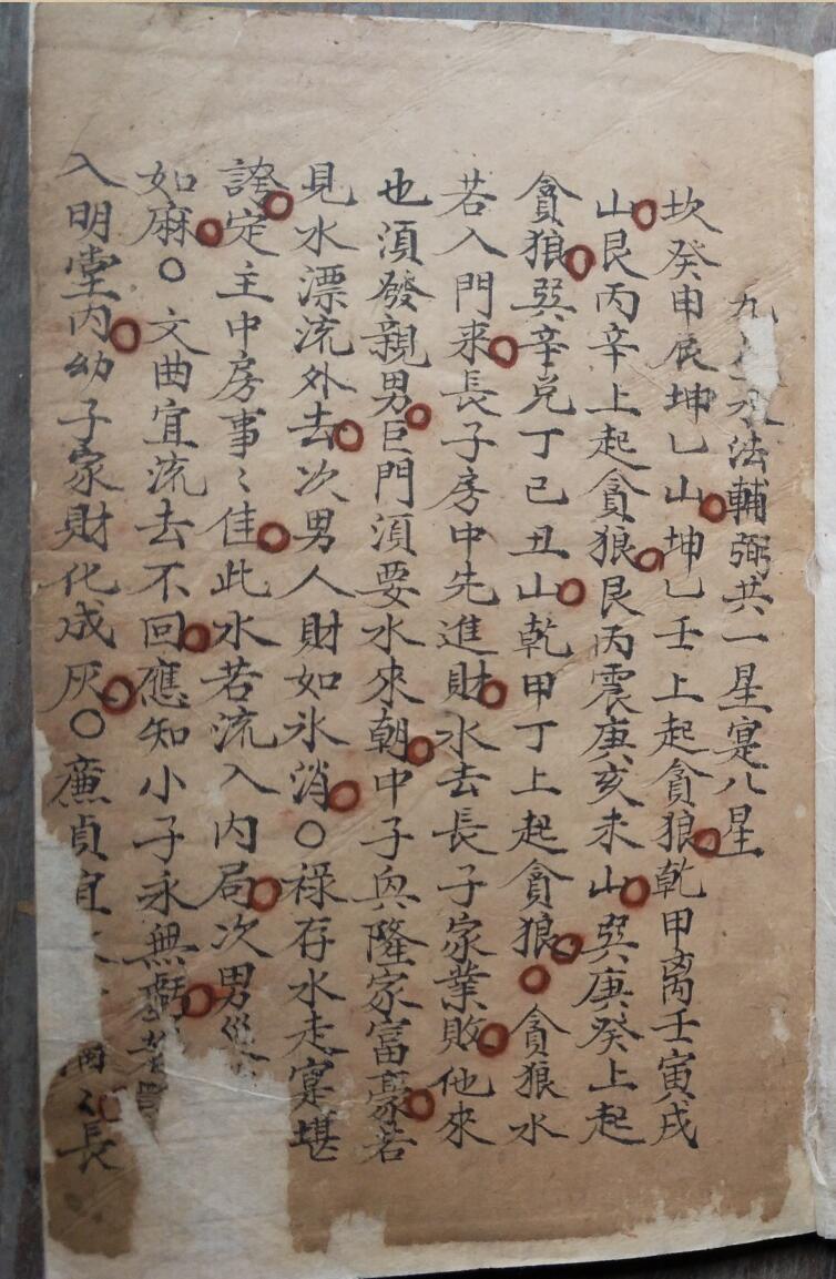 《九星水法辅弼一星寔八星》