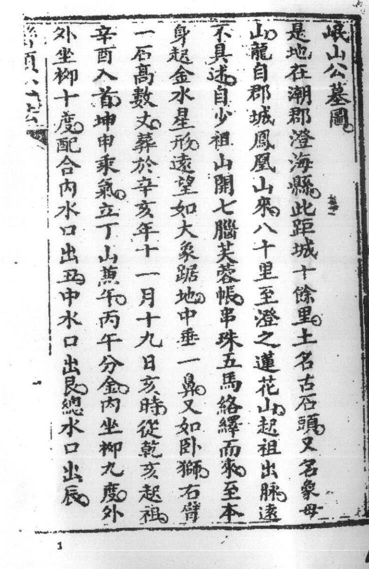 风水堪舆古籍《峦头心注》古本[清]堪舆学家 蔡岷山著