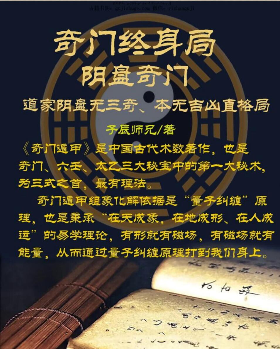 子辰《阴盘奇门奇门组象运筹化解在天成象 在地成形 在人成运》