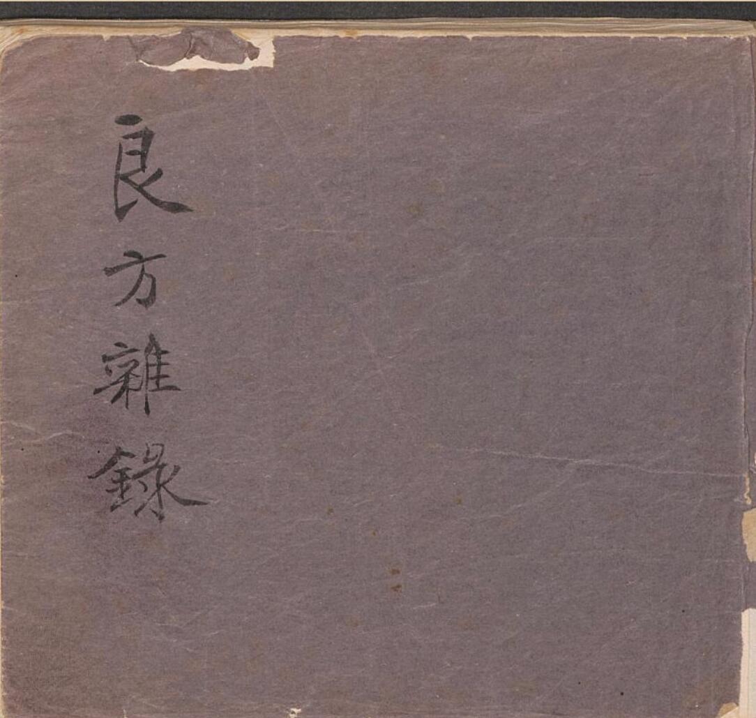 《良方杂录》-东治山人