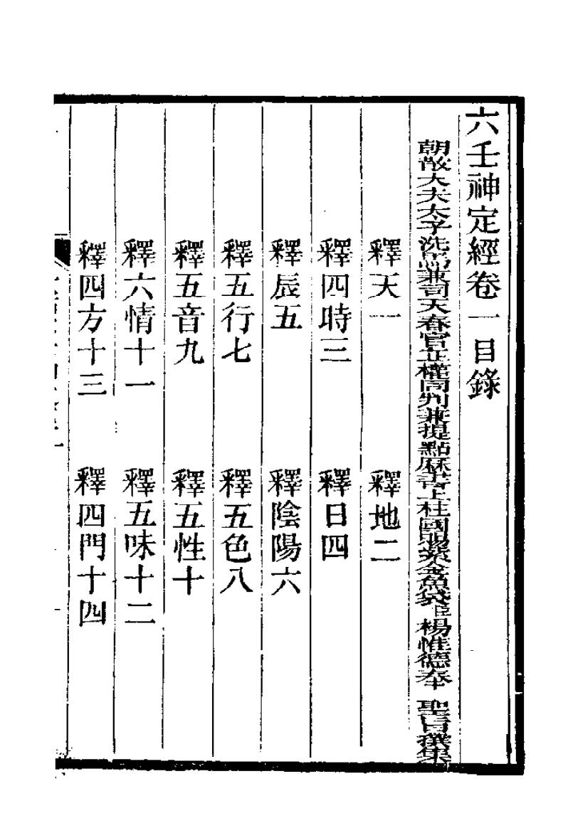 大六壬神定经（古本）PDF电子书