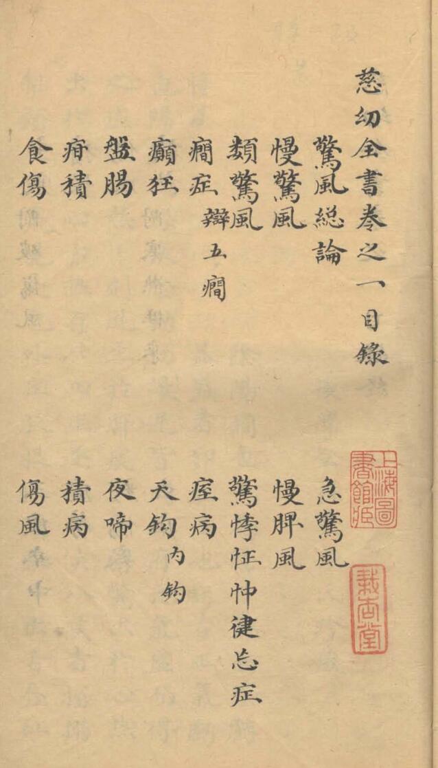 《慈幼全书》四卷