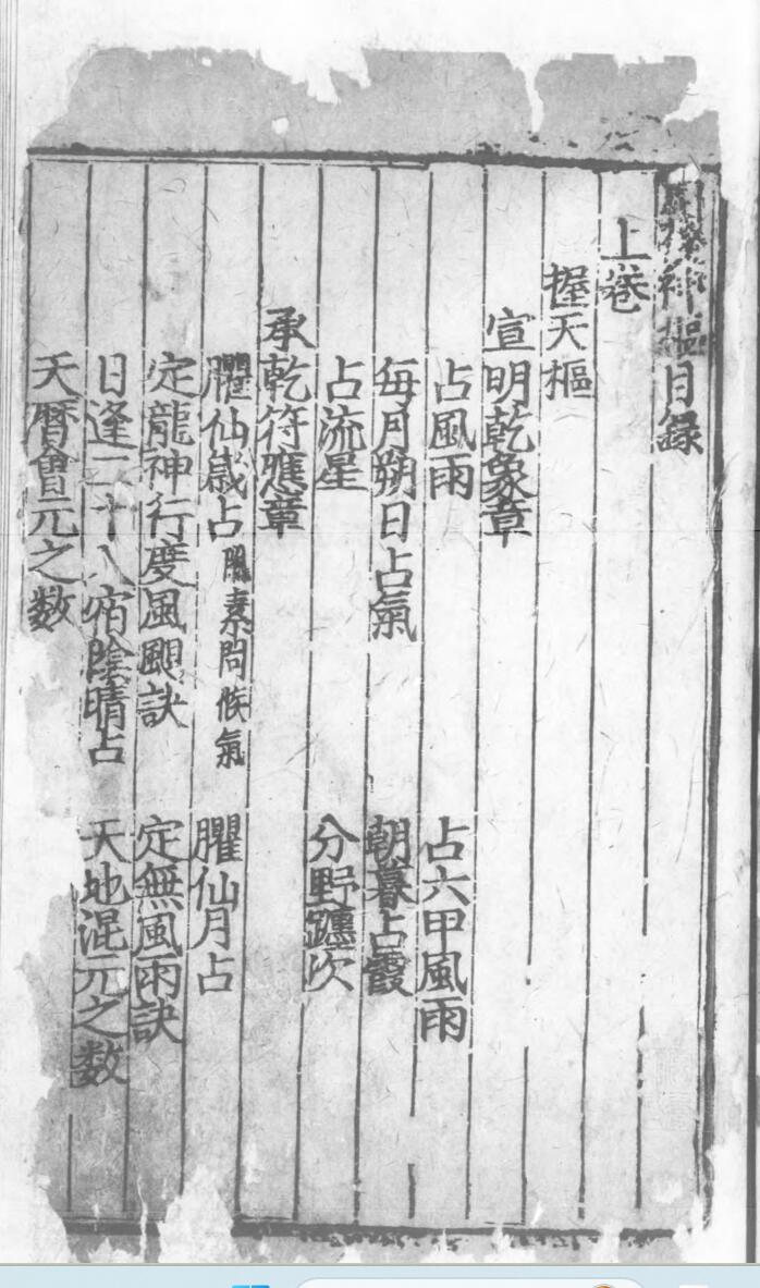 《臞仙肘后神枢经》择日古籍 128页双面版（有残损）