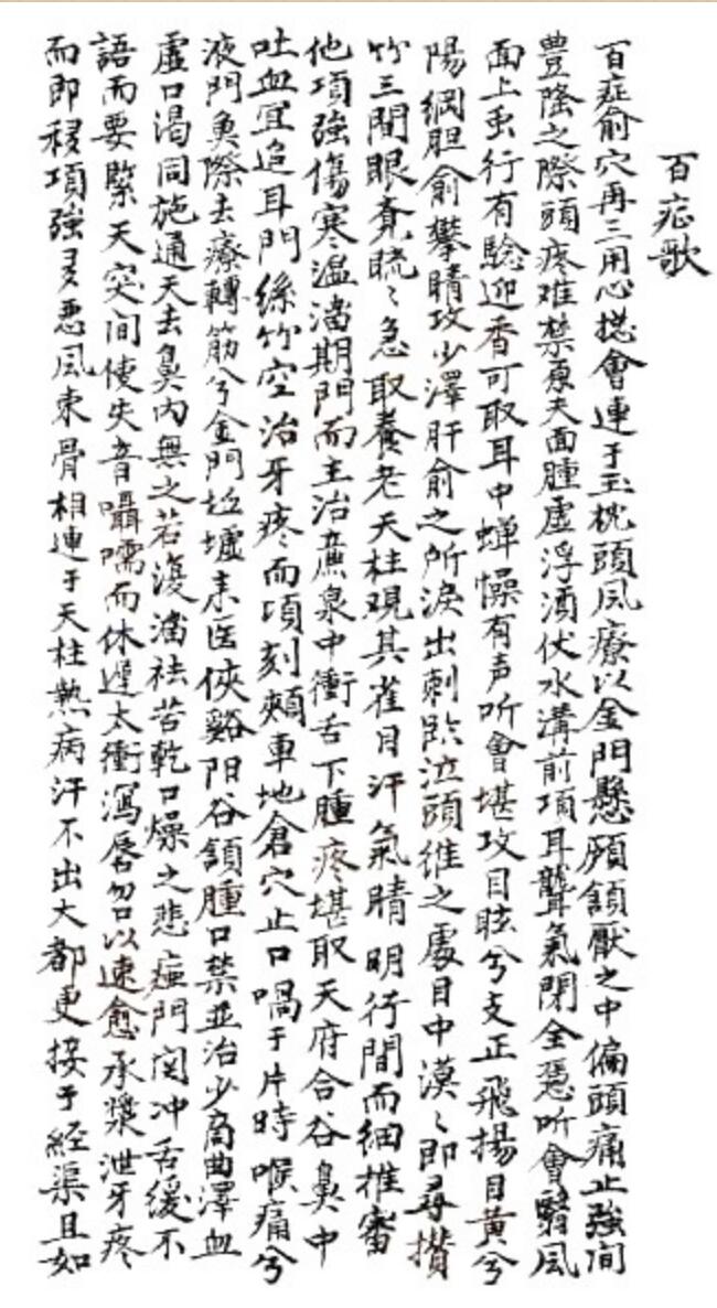 凌门传授铜人指穴（孤本）