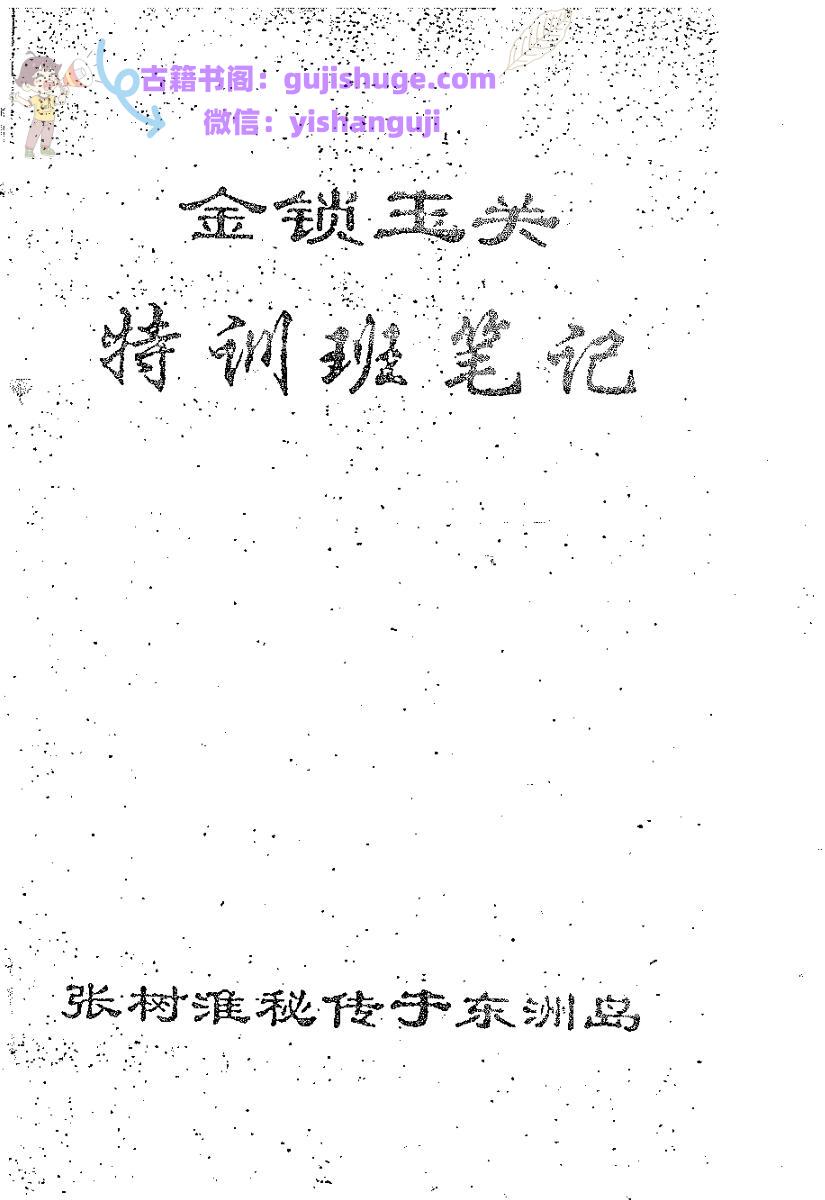 张树淮-《金锁玉关特训班笔记》