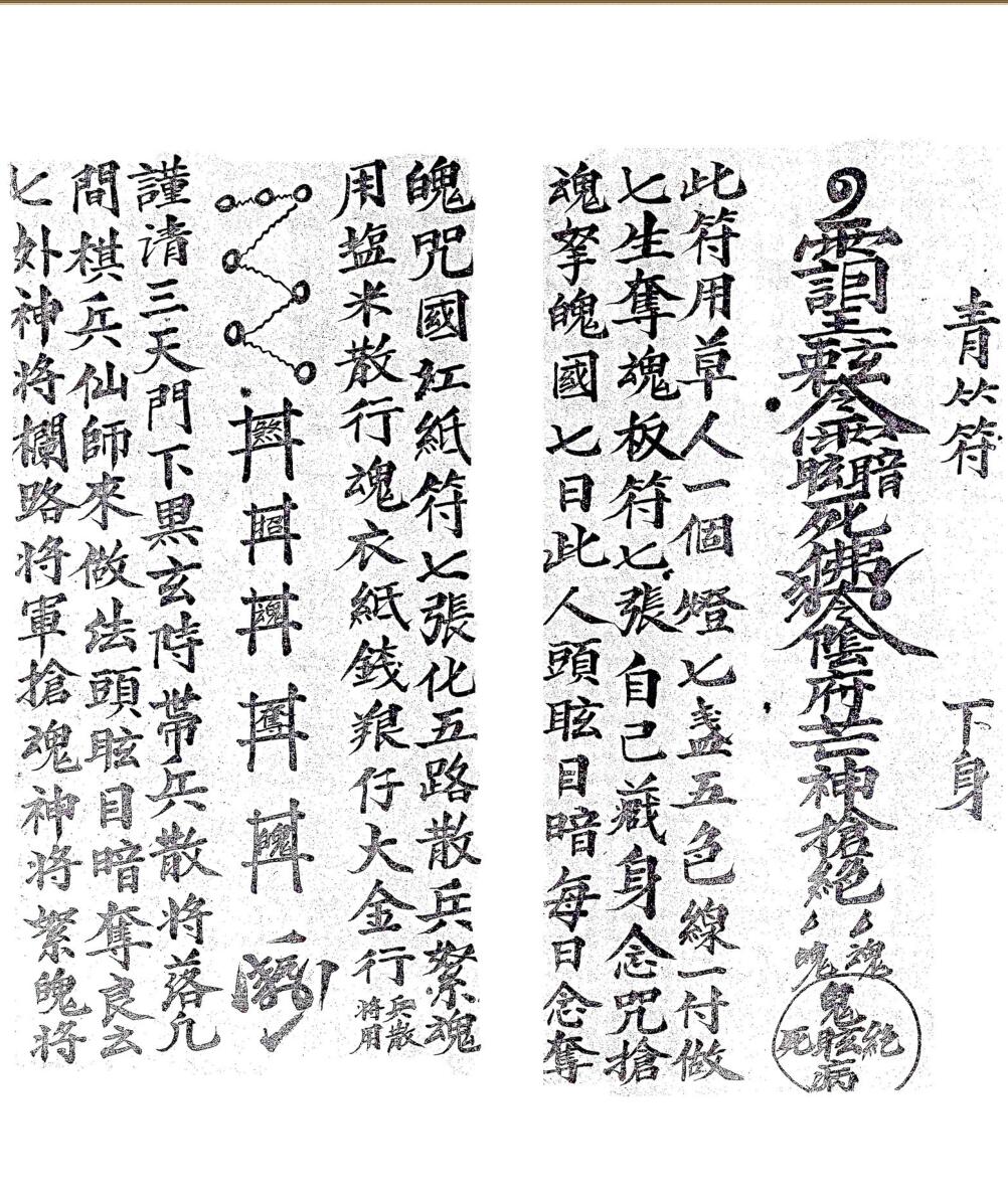 《庐山抢魂夺魄符本》